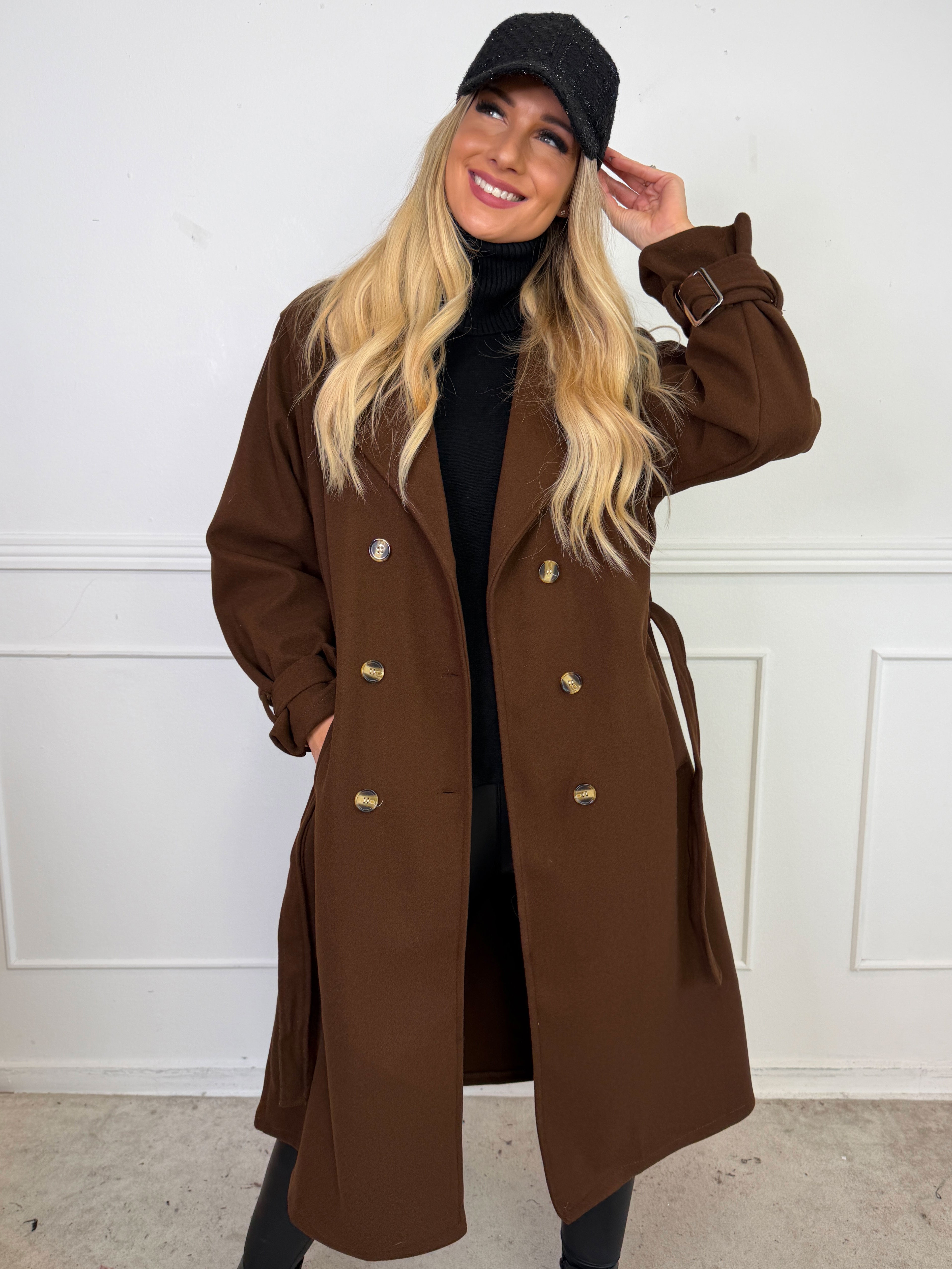 Sharpay Coat - Trenchcoat med bindebånd